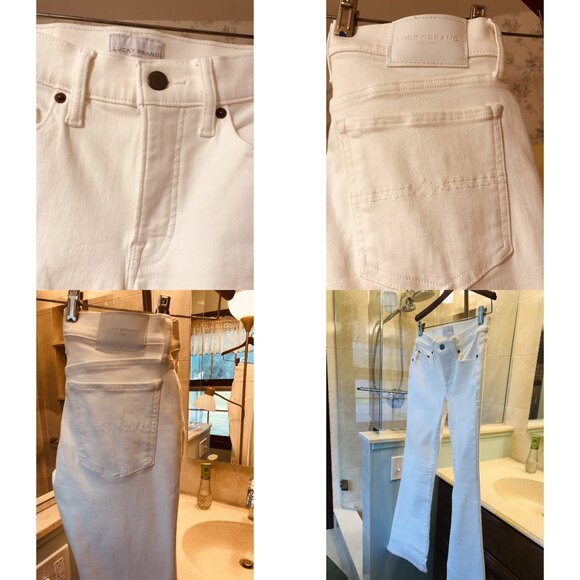 Lucky Brand White Jeans Size 26 - Picture 1 of 11
